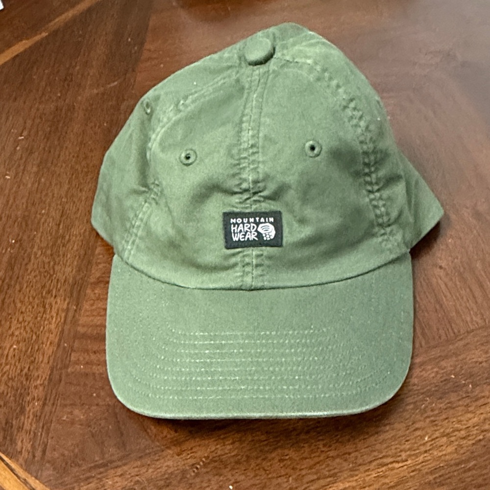 Mountain Hardwear Unstructured Logo Patch Dad Cap | Surplus Green